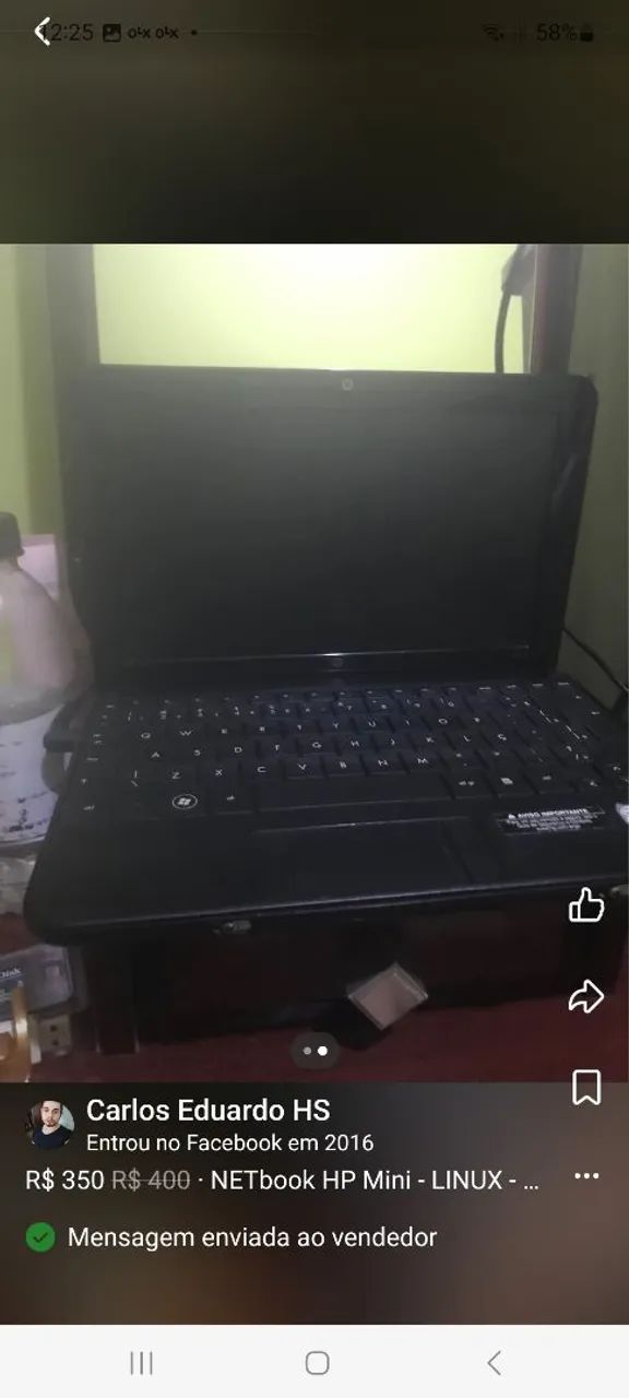 Netbook HP Mini - SSD Linux