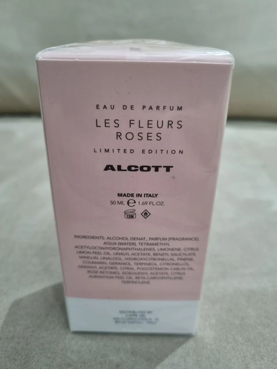 Perfume LES FLEURS ROSES 50ml ALCOTT feminino eau de parfum made in italy novo original  - Foto 2