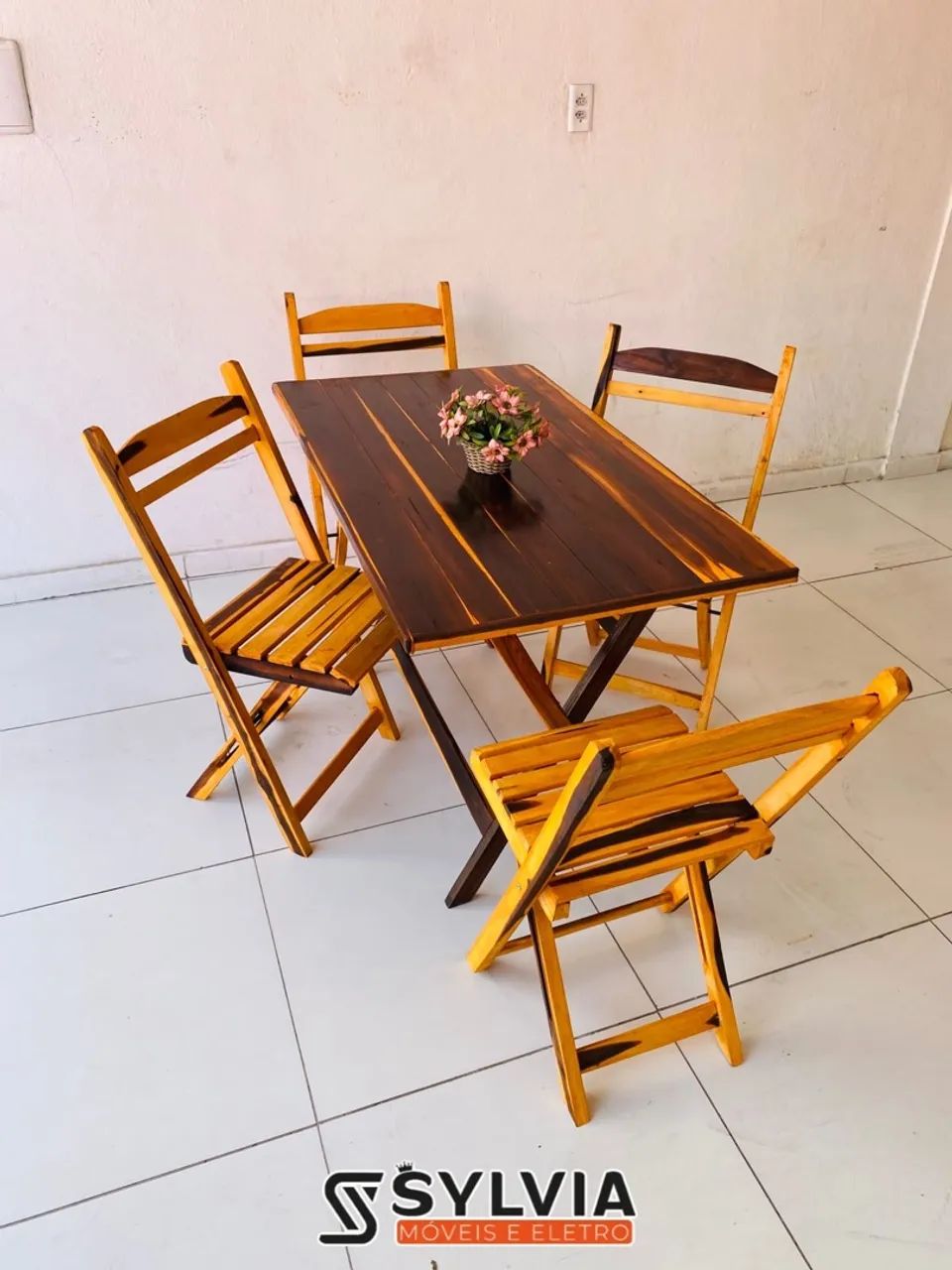CONJUNTO 70x1,20 RETANGULAR DOBRÁVEL 