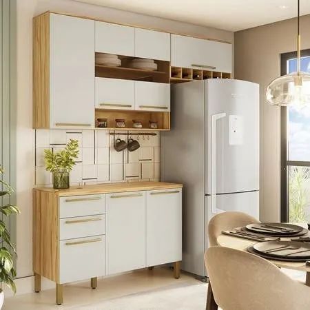 Cozinha em MDF 3 Peças Napoli (Nova)