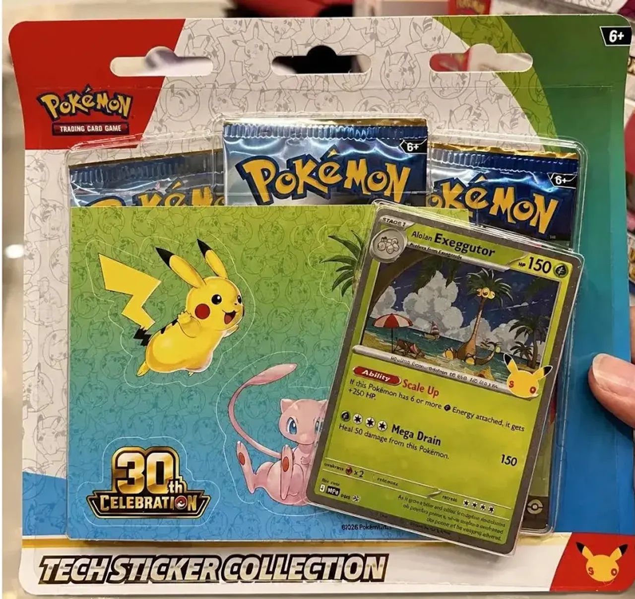 Blister triplo Pokémon 30 anos 