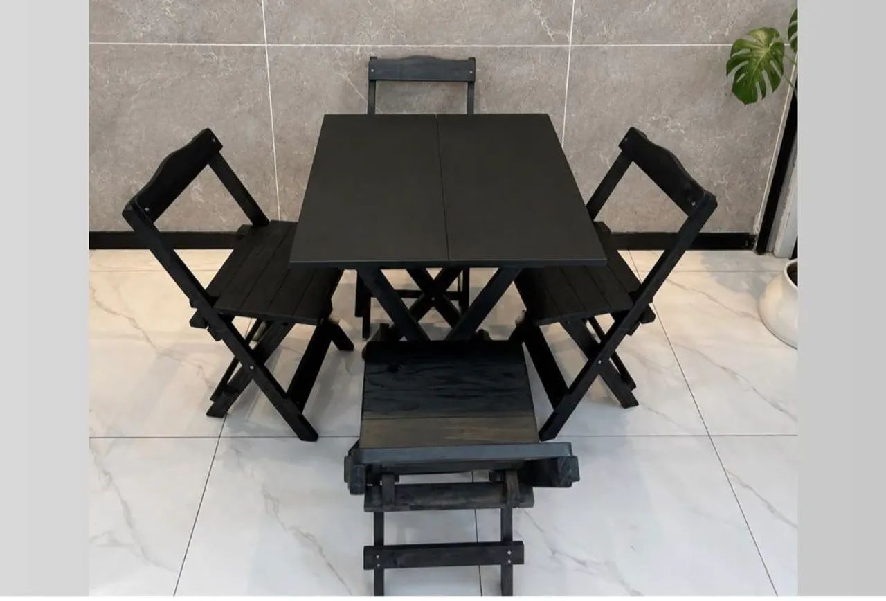 6 mesas com 4 cadeiras e 3 bistros com 2 cadeiras - Foto 3