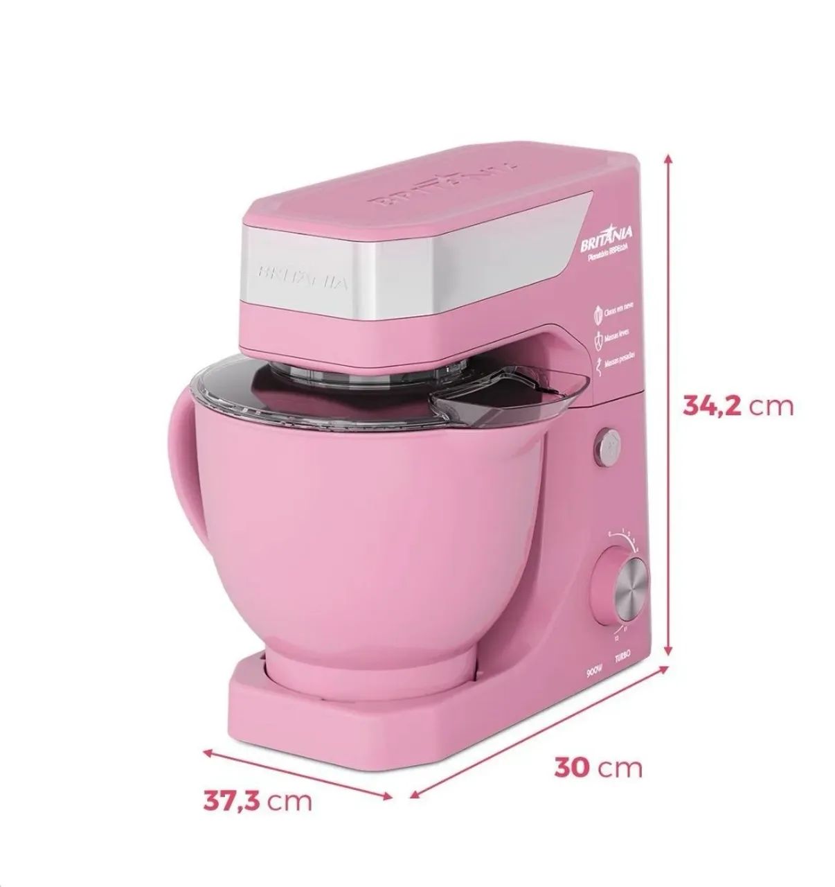 Batedeira rosa 127 e 220v  - Foto 4