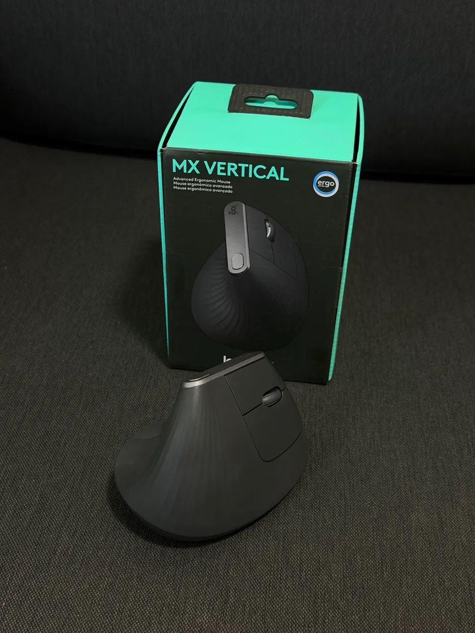 Mouse Logitech MX Vertical Ergonômico - Ótimo Estado - Foto 3