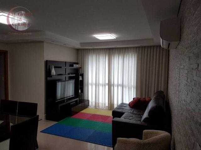 Apto no Coração do Jardim Aquárius 111m² 3 dormitórios sendo 1 suíte todo planejado c/ chu - Foto 3