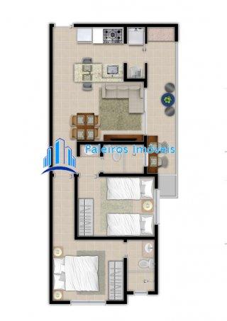 Lançamento apartamento 2 dormitórios sendo 1suíte Ribeirania - Apartamento em La - Foto 17
