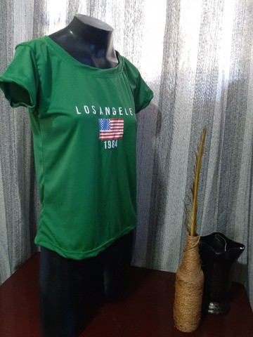 T-shirt/Blusa/Camiseta Los Angeles Verde - Tamanho M - Foto 2