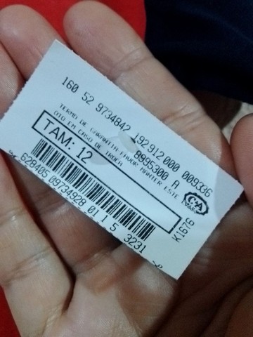 Camiseta nova com etiqueta infantil Tam 12 Palomino da C&A