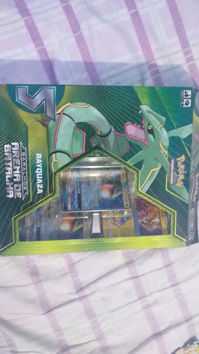 Carta Pokemon Rayquaza-gx Shiny Gigante Original + Brinde