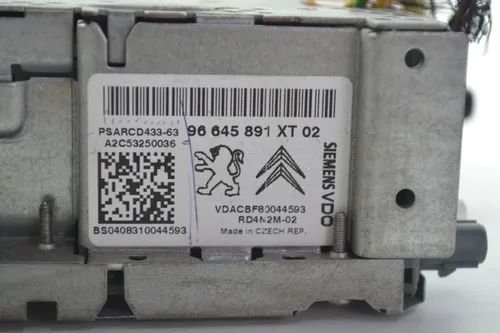 Radio Aparelho Som Painel Citroen C4 2009 Original - Foto 5