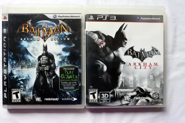 PS3 Batman Arkham Asylum & Batman Arkham City Sony PlayStation 3 Lot Of 2