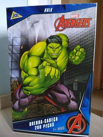 Quebra-Cabeça Hulk Vingadores 200 Peças - Foto 5