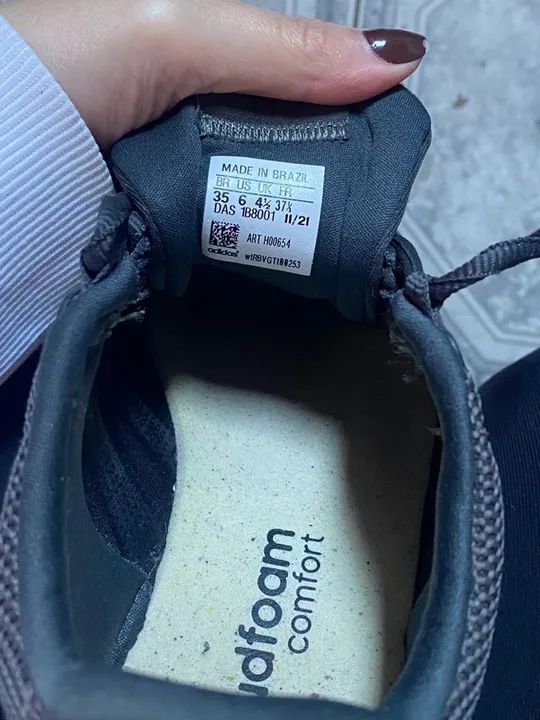 Tênis feminino Adidas Cloudfoam Super - número 35  - Foto 4