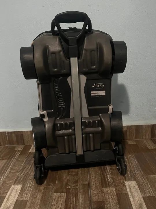 Mochila Escolar Infantil de Rodinhas Hot Wheels Mattel em EVA Maxtoy - PT 1 UN - Foto 5