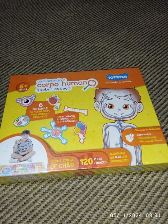 Quebra cabeça - explorando o corpo humano , Toyster - Foto 3