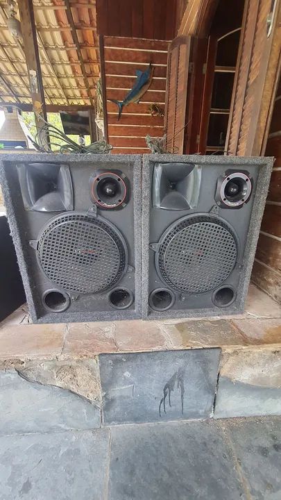 LCaixas de Som 12" muito potente.