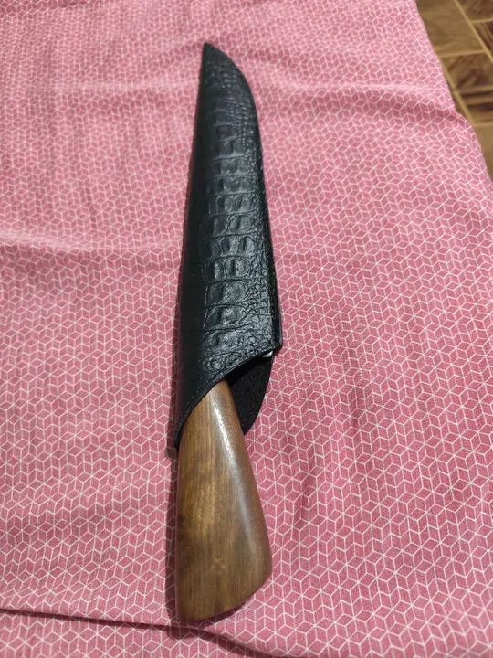 Faca especial para churrasco Cabo de madeira - Foto 3