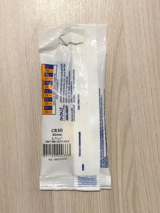 CADEADO DE LATÃO MACIÇO 30MM - PAPAIZ - Foto 2