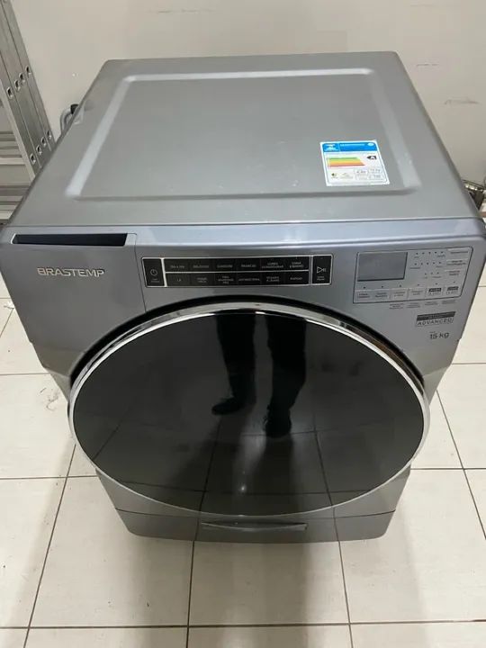 Máquina de Lavar Brastemp 15kg Titanium BNF15AS - Foto 2