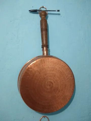 2 frigideiras antigas de cobre  - Foto 5