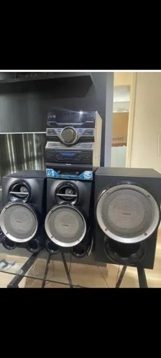 Som Completo com Caixas Acústicas