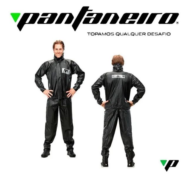 Capa de chuva masculina feminina pantaneiro moto entrega