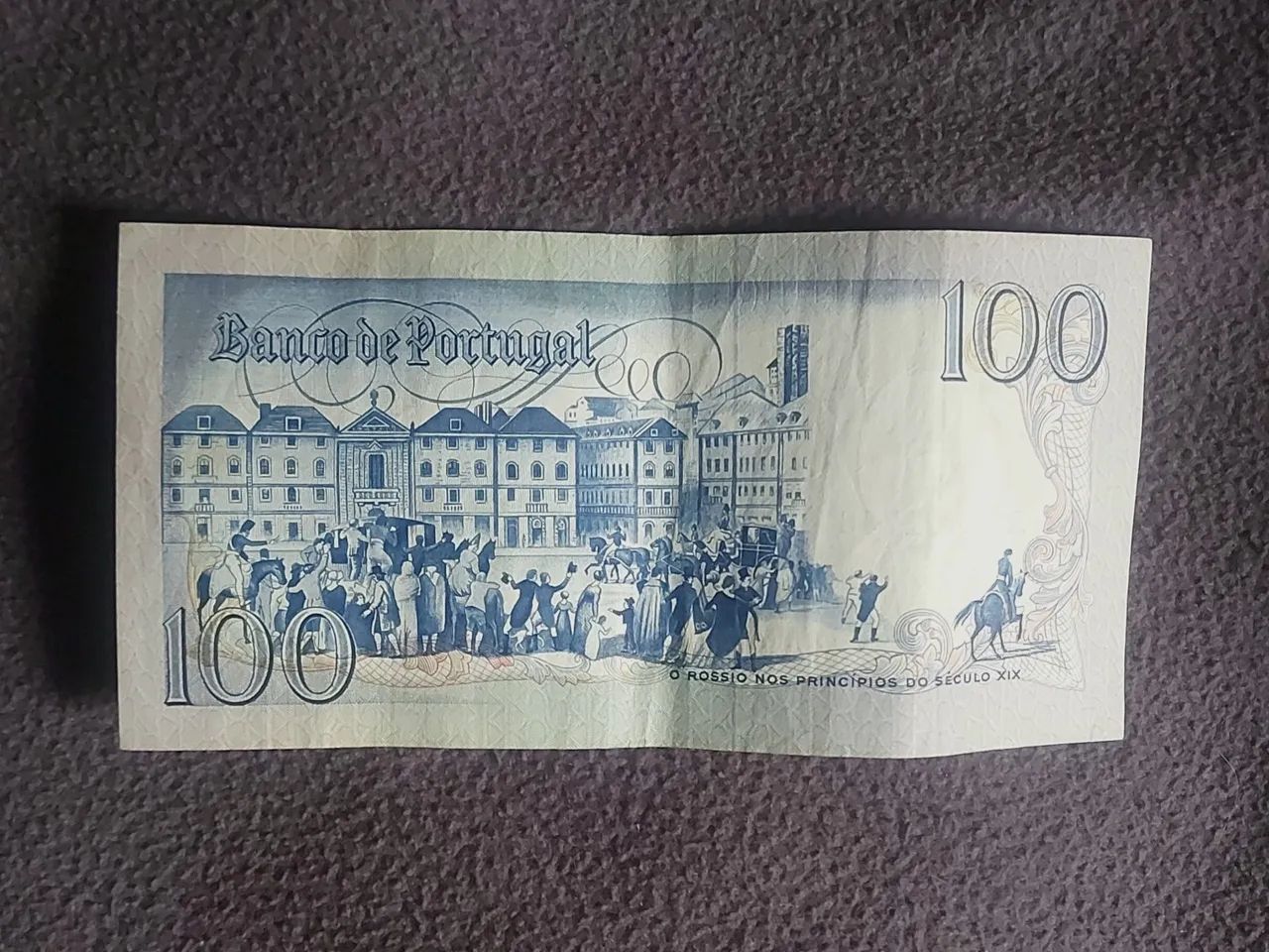 Nota antiga de Portugal 100 escudos de ouro - Foto 2