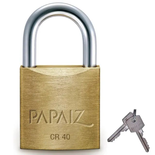 Cadeado De Latao 40mm Papaiz Cr40 - Foto 3