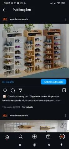 Sapateiras diversos modelos em MDF