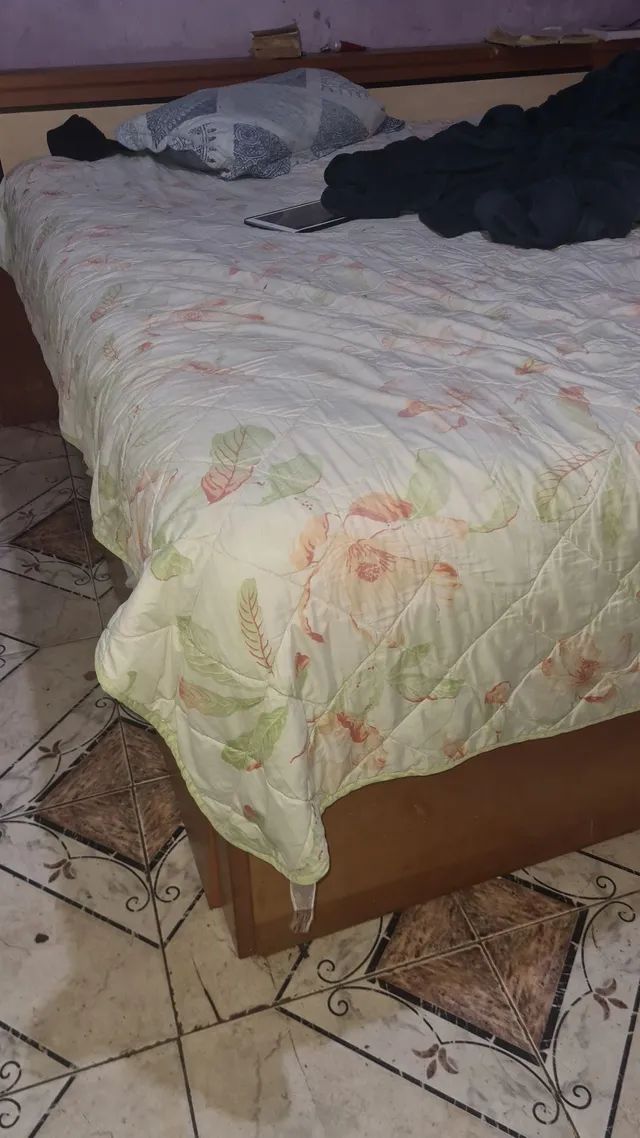 Cama super king madeira maciça 