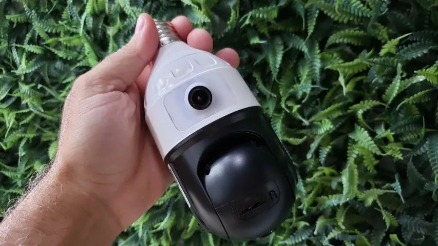 Câmera Wifi Duas lentes para monitoramento 2 em 1 - Foto 2