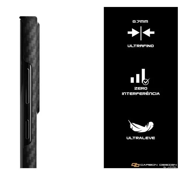 Capa S22 Ultra Carbono - Foto 2