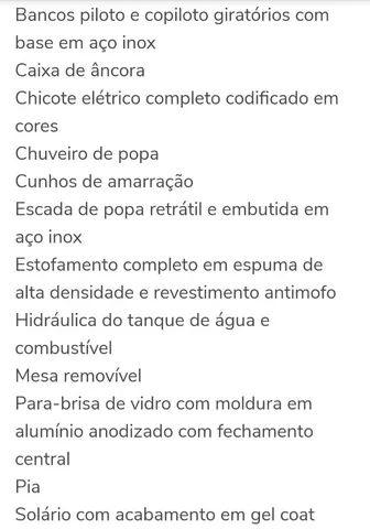 Lch Ventura de 23 pés,motor 250 hp Mercury opitimax pro XS econômico. - Foto 12