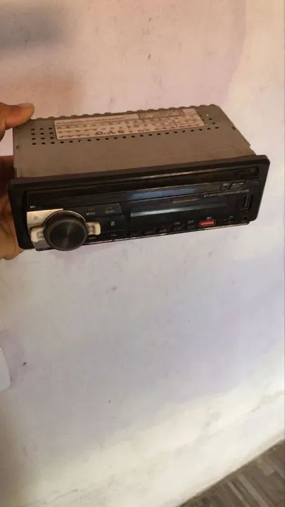 Som automotivo para carro com Bluetooth e USB