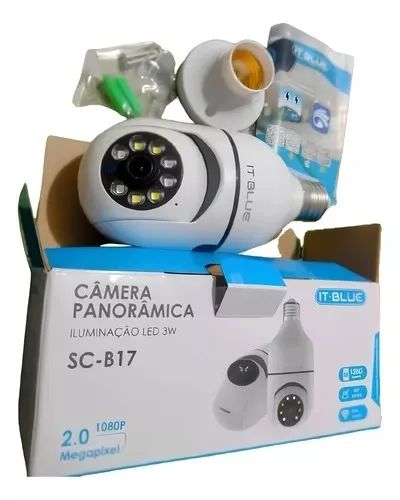 Camera Ip Inteligente Lampada Panoramica Yoosee