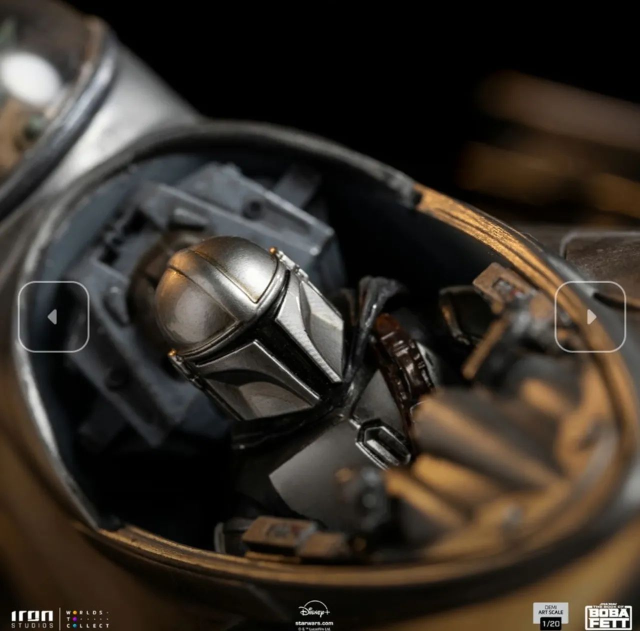 Mando Starfighter Star Wars Iron Studios - Foto 5