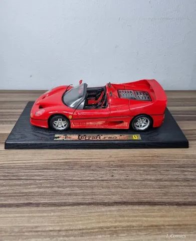 Miniatura Ferrari F50 (1995) Conversivel Maisto 1/18 - Hobbies e