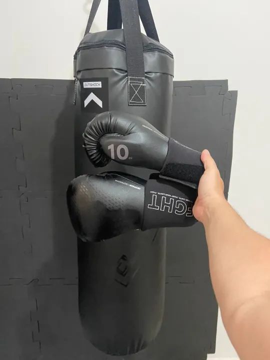 Saco de pancada 100cm + Luvas - Foto 2