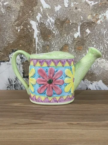 Regador Farmhouse Pintado a Mão | Antiguidade | DonaReliquias