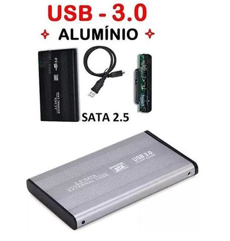 Case Para Hd Externo Sata 2.5 Usb 3.0 Alumínio