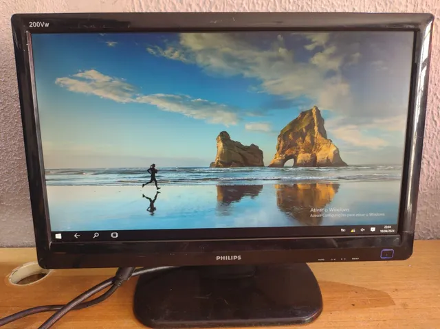 Monitor Philips 20 Pol VGA e DVI led