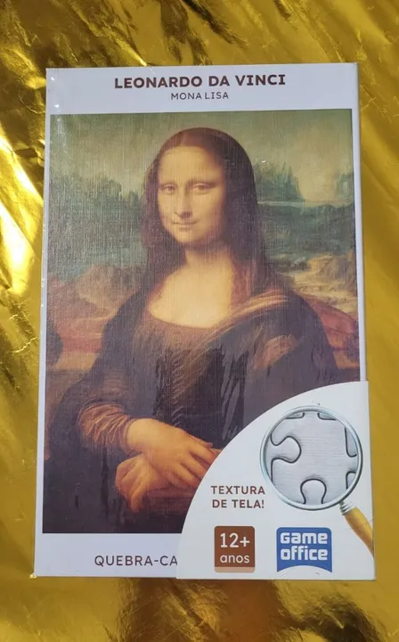 Quebra-cabeça Leonardo da Vinci 1000 peças - MonaLisa Novo