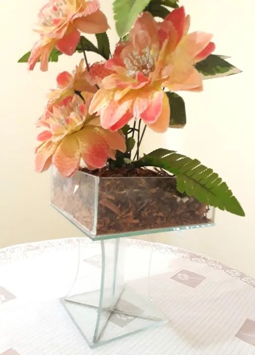 Vaso em Vidro Transparente Médio - Foto 4