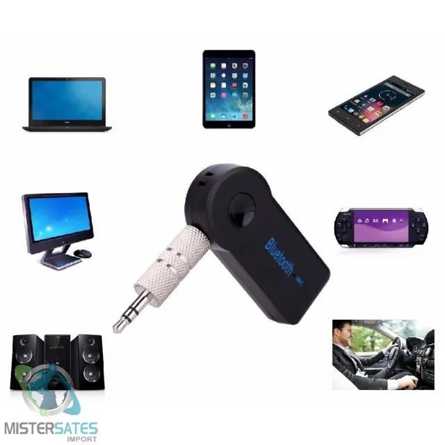 Receptor Bluetooth P2 Auxilar Carro Som Audio Android Musica - COD 590 - Foto 5