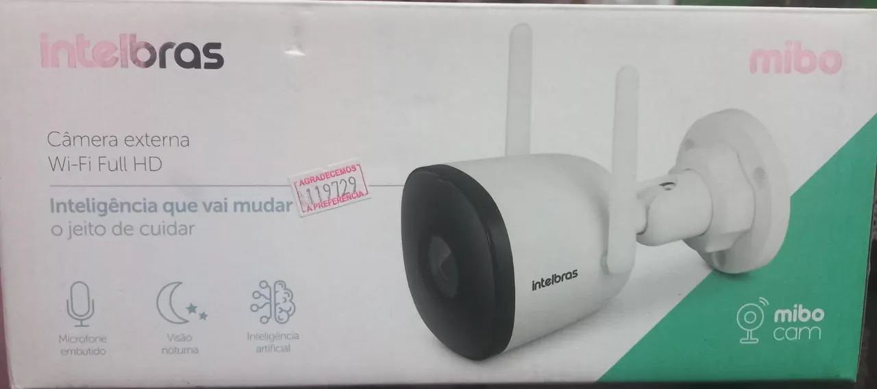 Câmera de Segurança Intelbras Mibo Cam Full HD