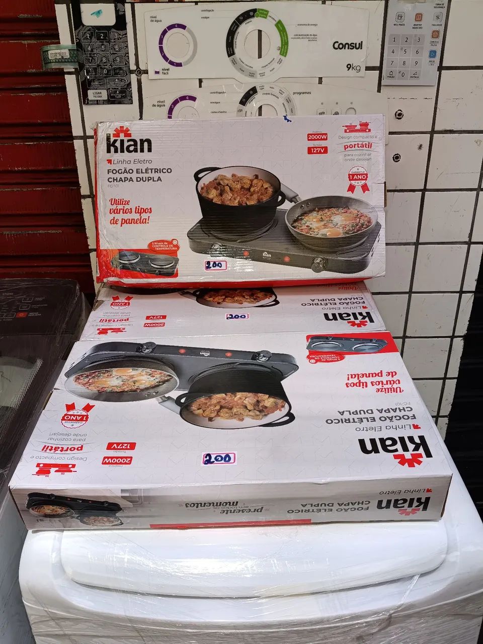 Fogão 2 bocas novo com garantia  - Foto 4