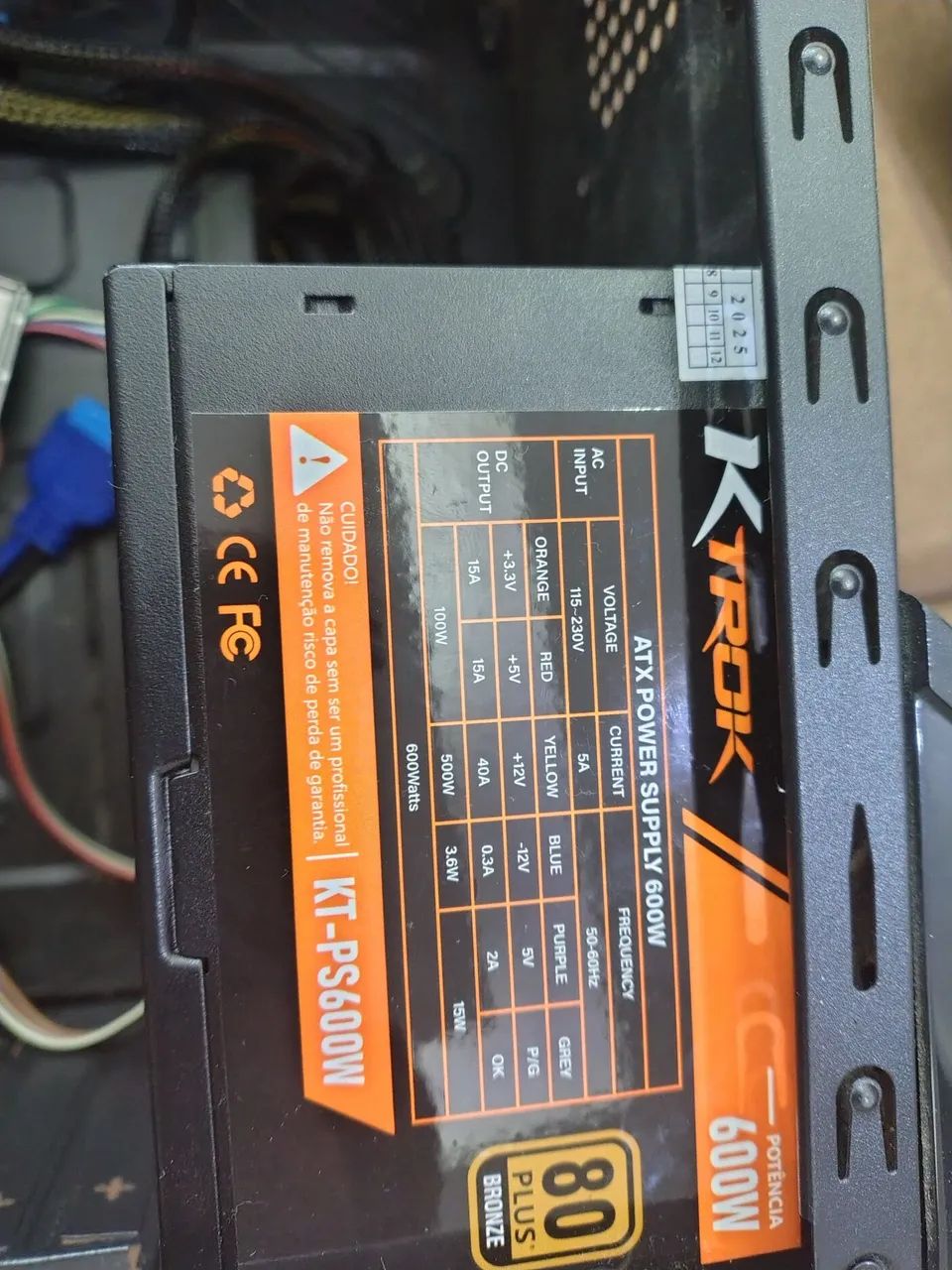 VENDO FONTE 600W