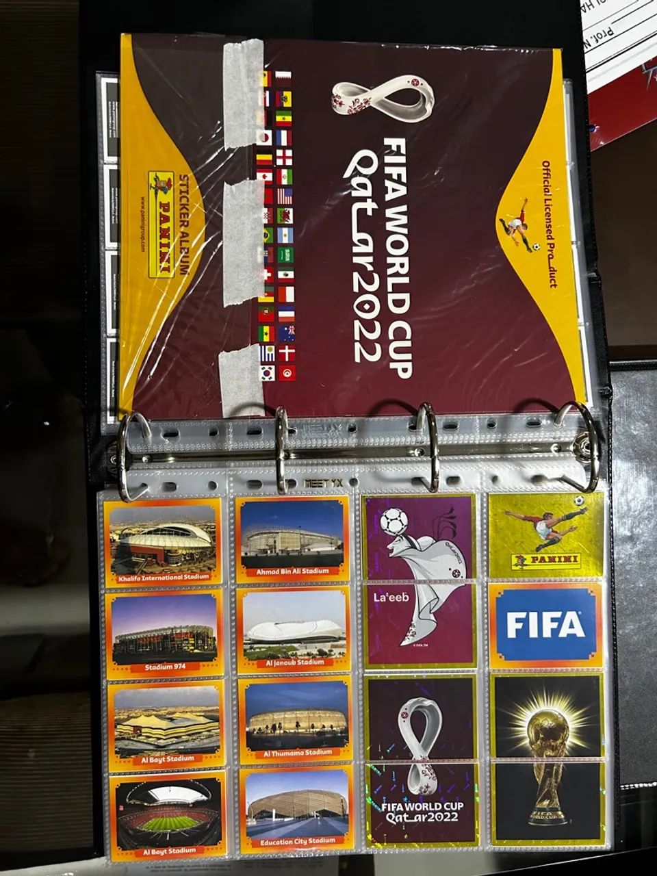 Complete South American World Cup 2022 Sticker Set + Album.