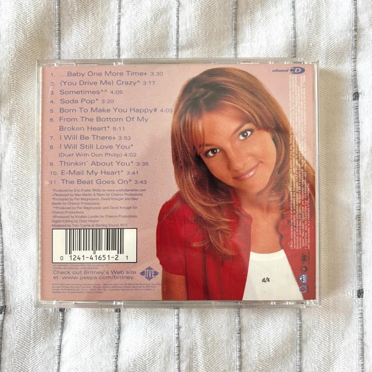 CD Britney Spears - Baby One More Time EUA - Foto 3