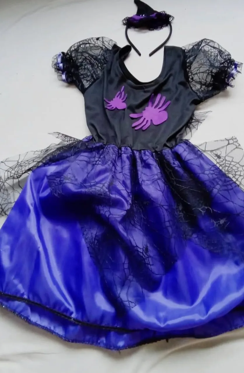 Fantasia de Bruxa Infantil - Halloween